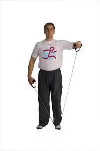 External Shoulder Rotation with Elevated Arm with Band